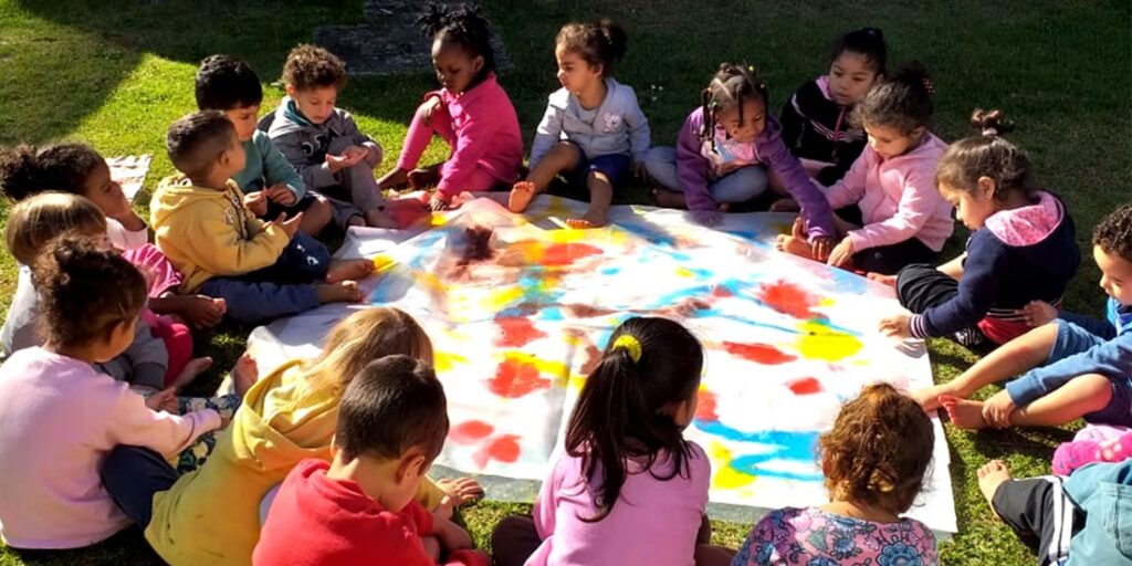 Atividades com guache Educação Infantil